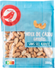 NOIX DE CAJOU GRILLÉES SANS SEL AJOUTÉ AUCHAN - AUCHAN en promo chez Auchan Hypermarché NOIX DE CAJOU GRILLÉES SANS SEL AJOUTÉ AUCHAN - AUCHAN dans le catalogue Auchan Hypermarché