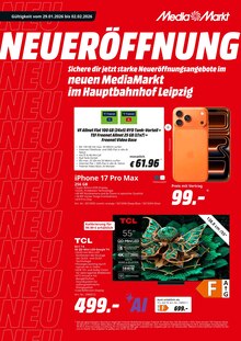 iPhone im aktuellen MediaMarkt Saturn Prospekt (Leipzig) iPhone im MediaMarkt Saturn Prospekt "NEUERÖFFNUNG" mit 8 Seiten (Leipzig)