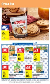 Promos Nutella dans le catalogue "Carrefour market" de Carrefour Market Nutella en promo dans le catalogue Carrefour Market à la page 9