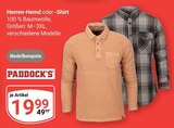 Herren-Hemd Angebote von Paddock's bei GLOBUS Hofheim für 19,99 €