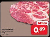 Markant Nordwest Saterland - Nackenkotelett Angebot im Prospekt Nackenkotelett bei Markant Nordwest im Saterland Prospekt für 0,69 €