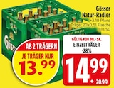 Natur-Radler im Angebot bei EDEKA in Mindelheim Natur-Radler Angebote von Gösser bei EDEKA Mindelheim für 13,99 €