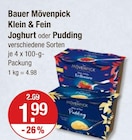 Klein & Fein Joghurt von Bauer Mövenpick im aktuellen V-Markt Prospekt für 1,99 €