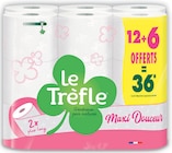 Papier Toilette Maxi Douceur X12 - LE TREFLE en promo chez Intermarché Super Papier Toilette Maxi Douceur X12 - LE TREFLE dans le catalogue Intermarché Super