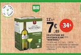 Vin d'Espagne Bio Sauvignon Blanc - Montmirel dans le catalogue E.Leclerc