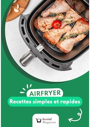 Catalogue Autres Magasins de Recettes à Trignac Prospectus Recettes à Trignac, "AIRFRYER Recettes simples et rapides", 1 page, 12/01/2026 - 15/02/2026