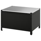 Box mit Deckel schwarz Edelstahl/für draußen Angebote von GRILLSKÄR bei IKEA Mainz für 99,00 €