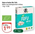Bio Tofu Natur im Angebot bei GLOBUS in Siegen Bio Tofu Natur Angebote von Soja so lecker bei GLOBUS Siegen für 1,99 €