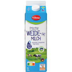 Frische Vollmilch