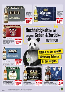 Krombacher im EDEKA Prospekt "Aktuelle Angebote" mit 41 Seiten (Rottenburg (Neckar))