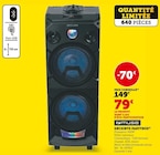 Enceinte Partybox - Muse en promo à 79,00 € chez Hyper U Enceinte Partybox - Muse dans le catalogue Hyper U