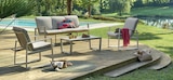 Salon Boreane 5 places aluminium Table basse incluse - HESPÉRIDE à 599,00 € dans le catalogue Maxi Bazar