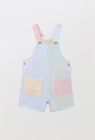 Promo Salopette courte rayée en coton BIO GOTS à 11,49 € dans le catalogue Monoprix Margaret ""