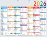 Calendrier 12 mois en promo chez Bureau Vallée Évry à 3,49 €