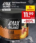 Pfirsiche im Netto Marken-Discount Prospekt EAA Eistee Pfirsich von MAX BALANCE im aktuellen Netto Marken-Discount Prospekt für 11,99 €