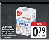 Raffinade Zucker Angebote von Gut & Günstig bei E center Nürnberg für 0,79 €