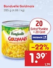 Goldmais im Angebot bei Netto Marken-Discount in Frankfurt Goldmais Angebote von Bonduelle bei Netto Marken-Discount Frankfurt für 1,39 €