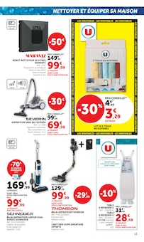 Promotion Aspirateur dans le prospectus Hyper U, valable du 22/09/2026 au 04/10/2026 Promo Aspirateur dans le catalogue Hyper U du moment à la page 11