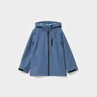 Blouson déperlant fourré à capuche bleu gris garçon - La Halle Blouson déperlant fourré à capuche bleu gris garçon à 29,99 € dans le catalogue La Halle