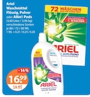 Waschmittel Flüssig von Ariel im aktuellen V-Markt Prospekt für 16,99 €