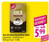 Aktuelle Kaffee Angebote bei EDEKA in Koblenz Aktuelles Kaffee Gold Angebot bei EDEKA in Koblenz ab 5,99 €