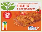 Galettes bio boulghour & quinoa à la tomate - CÉRÉAL BIO en promo chez Intermarché Galettes bio boulghour & quinoa à la tomate - CÉRÉAL BIO dans le catalogue Intermarché