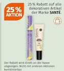 Mascara im Müller Prospekt 25 % Rabatt von SANTÉ im aktuellen Müller Prospekt