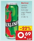 Berliner für 0,69 € bei Netto Marken-Discount im Angebot Berliner im aktuellen Netto Marken-Discount Prospekt