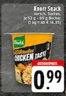 Knorr Snack Asia Noodles Chicken Taste bei EDEKA im Itterbeck Prospekt für 0,99 €