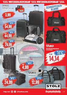 Koffer im Kaufhaus Stolz Prospekt "STOLZ. Das Kaufhaus im Norden." mit 20 Seiten (Bremerhaven)