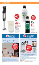 Prix et réduction Petit électroménager cuisine dans le prospectus Super U en cours Offre Petit électroménager cuisine dans le catalogue Super U du moment à la page 12