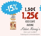Iced Café Avoine - Abbot Kinney's à 1,25 € dans le catalogue Naturalia