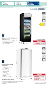 Kühlschrank im aktuellen METRO Prospekt (Wismar) Kühlschrank im METRO Prospekt "Wochenangebote" mit 52 Seiten (Wismar)