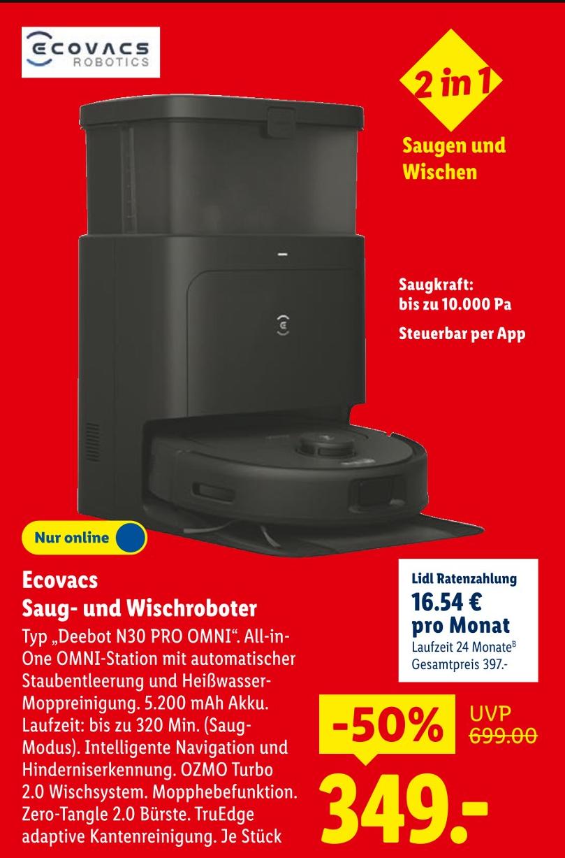 Saug- und Wischroboter