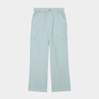 Pantalon large lin mélangé ceinturé vert pastel fille - La Halle Pantalon large lin mélangé ceinturé vert pastel fille à 10,00 € dans le catalogue La Halle