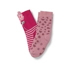 2 Paar Kinder-Antirutsch-Socken, Blume Angebote bei Tchibo im Supermarkt Pforzheim für 4,99 €