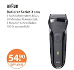 Rasierer Series 3 300s von Braun im aktuellen V-Markt Prospekt für 54,90 €