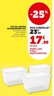 Lot de 3 boites de rangement 60l - Bi1 à Besançon Lot de 3 boites de rangement 60l en promo chez Bi1 Besançon à 17,99 €