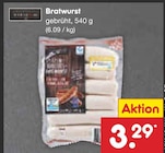 Aktuelles Bratwurst Angebot bei Netto Marken-Discount in Reutlingen ab 3,29 €