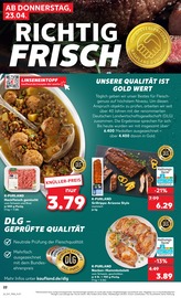 Aktueller Kaufland Prospekt mit Grillfleisch, "KNÜLLER", Seite 34