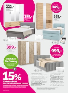 Bett im mömax Prospekt "Bei dir liegt Sparen im Trend?" mit 16 Seiten (Heilbronn)