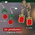 Les pendantes dans le catalogue Jour de fête