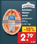 Aktuelles Schinkenfleischwurst Angebot bei Netto Marken-Discount in Magdeburg ab 2,79 €