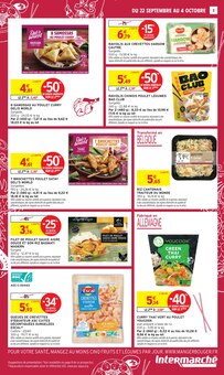 Promotion Poulet surgelé dans le prospectus Intermarché Super, valable du 22/09/2026 au 04/10/2026 Promo Poulet surgelé dans le catalogue Intermarché Super du moment à la page 3