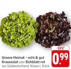 EDEKA Reutlingen - Kraussalat Angebot im Prospekt Kraussalat bei EDEKA im Reutlingen Prospekt für 0,99 €