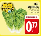 Aktuelle Gemüse Angebote bei EDEKA in Augsburg Aktuelles Mini-Romanasalat Angebot bei EDEKA in Augsburg ab 0,77 €