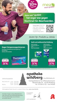 mea - meine apotheke Prospekt Unsere September-Angebote mit 4 Seiten