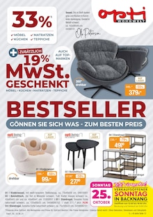 Opti-Wohnwelt Prospekt Bestseller zum besten Preis mit  Seiten in Oberrot und Umgebung