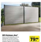 WPC-Steckzaun „Naro“ Angebote bei Hagebaumarkt Rosenheim für 79,99 €