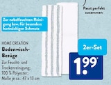 Bodenwisch-Bezüge von HOME CREATION im aktuellen ALDI SÜD Prospekt für 1,99 €